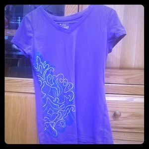 Purple tee